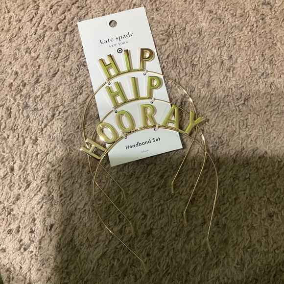 Hip Hip Hooray! Party Headband Pack 3pk - kate spade new york x Target™ Gold - Picture 7 of 7